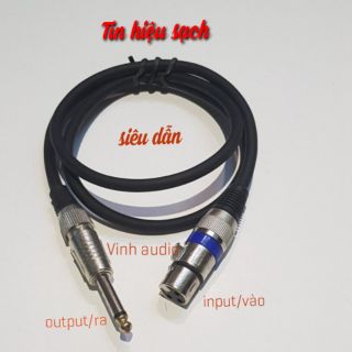 Dây jack canon ra jack 6ly