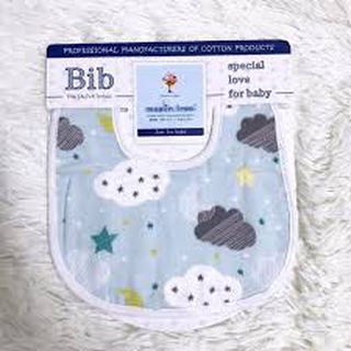 Yếm Xô Cúc Bấm Muslin Tree Cho Bé