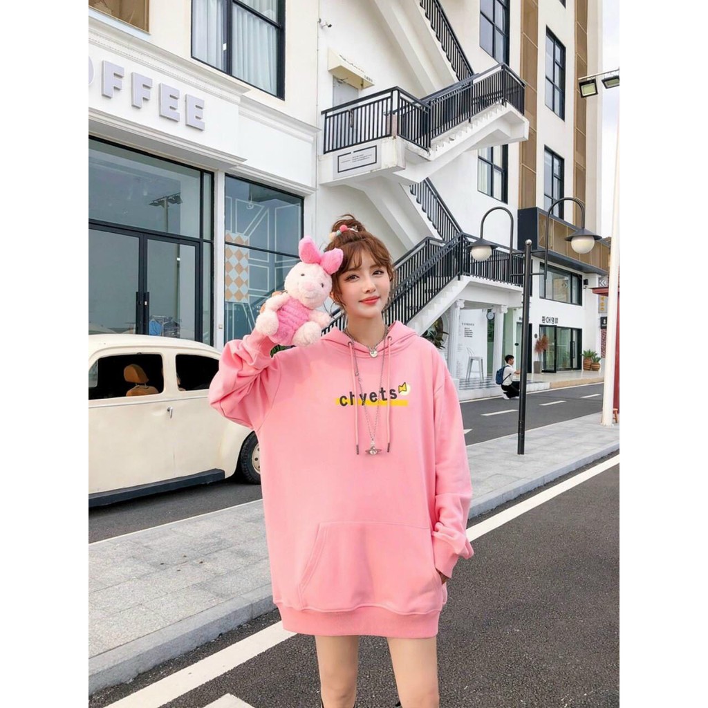 Áo khoác, áo hoodie unisex nam nữ nỉ ngoại chyets logo lưng có túi dễ thương năng động thời trang học đường | BigBuy360 - bigbuy360.vn