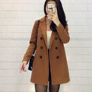 Măng tô dạ khoác Asos