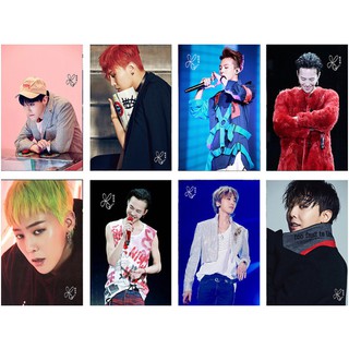Poster ảnh Ông Hoàng Kpop G.Dragon Khổ a3 8 tấm