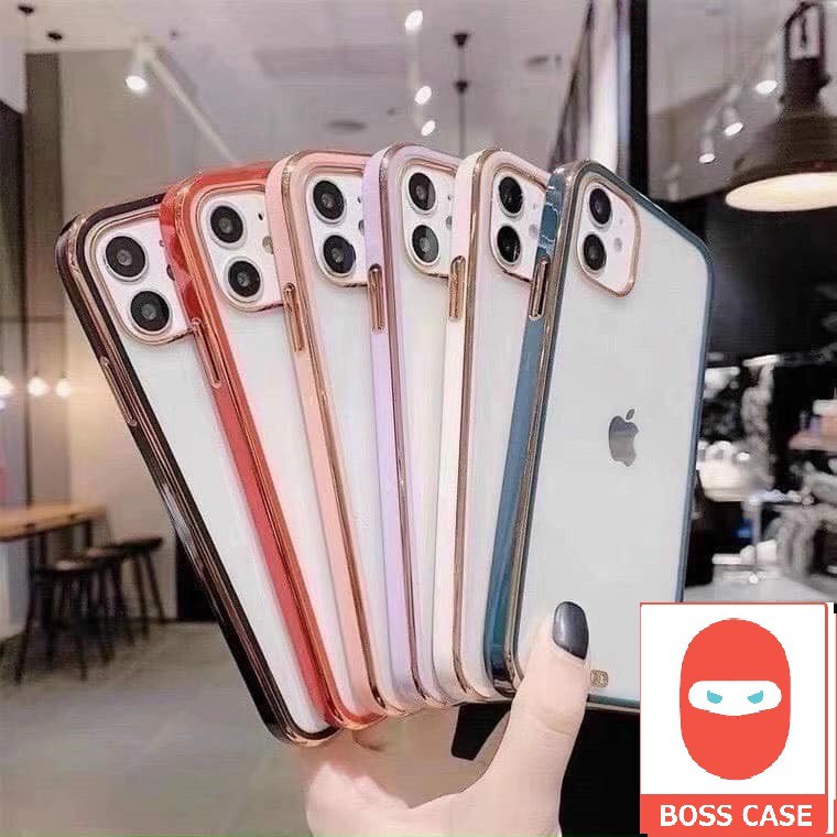 🌸Ốp lưng iphone🌸LIKGUS chính hãng giả độ 12 viền si vàng sang chảnh  /7-8-plus/X-XS/XSMAX/11/11-pro/11-pro-max/12 pro-ma