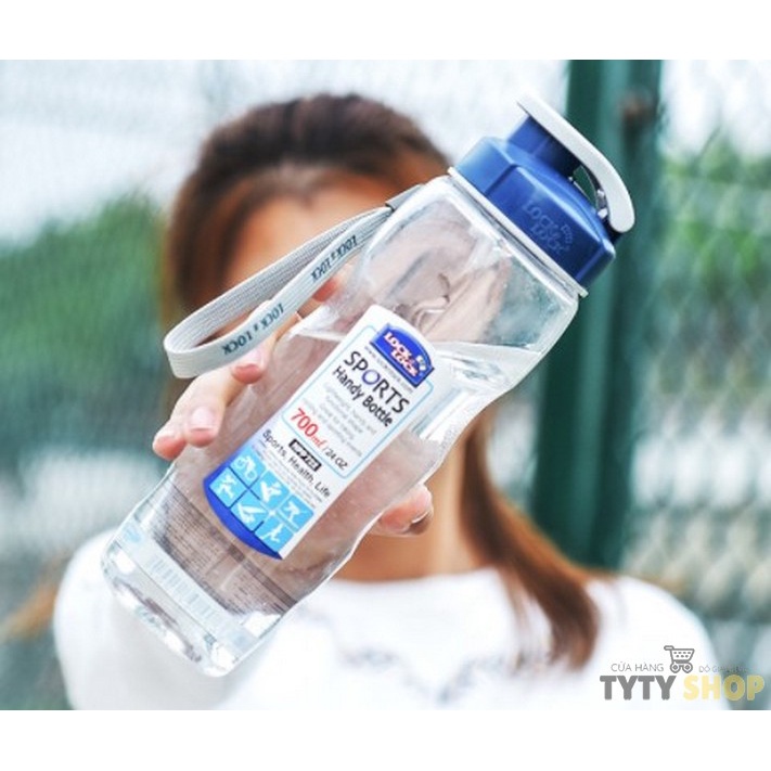 Bình nước , bình nhựa thể thao Lock&Lock Handy Bottle 500ml ABF721 và 700ml ABF722