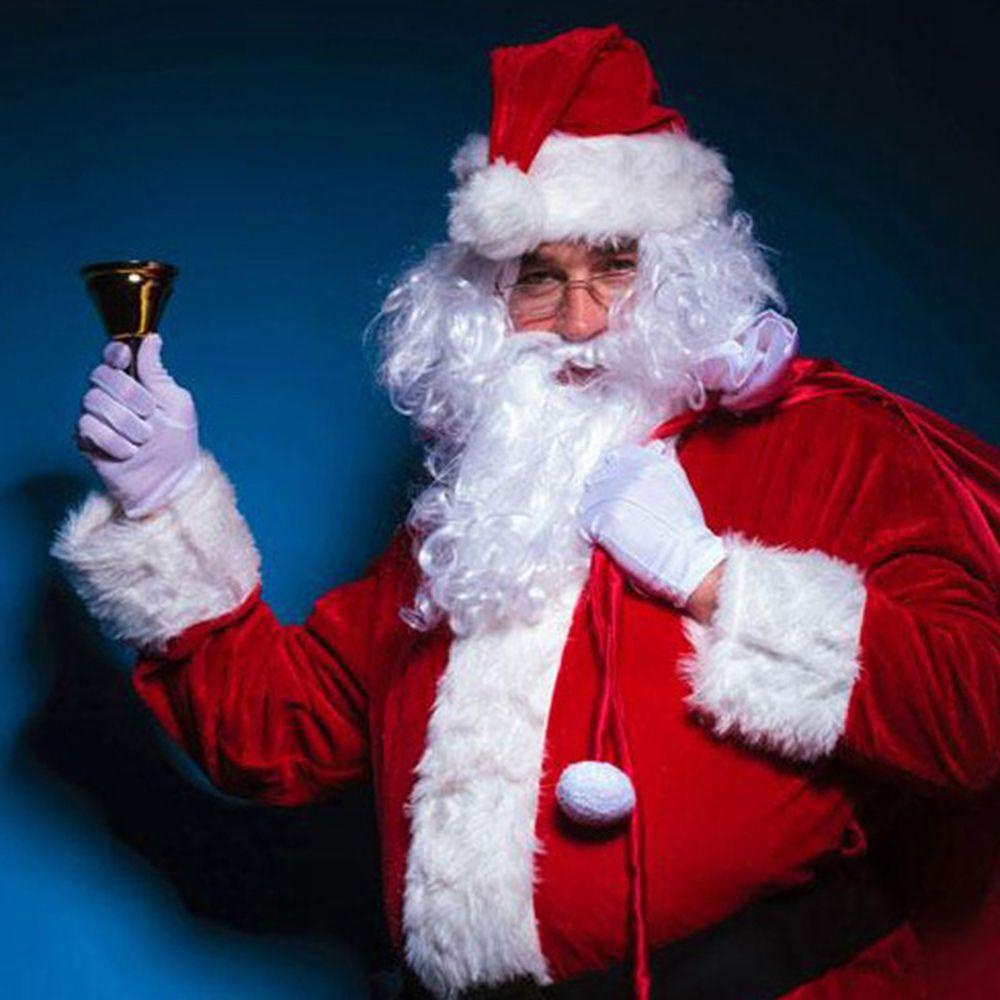 Chuông Cầm Tay YIYU|Màu Sắc Phụ Kiện Trang Trí Bữa Tiệc Hình Ông Già Noel Bằng Kim Loại Dễ Thương