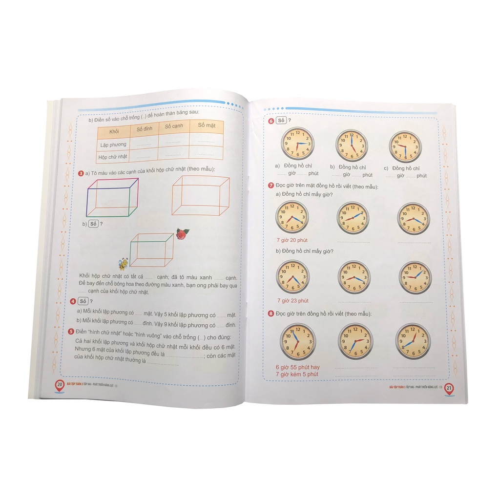 Sách Bài tập Toán 3 Tập 2 Phát triển năng lực