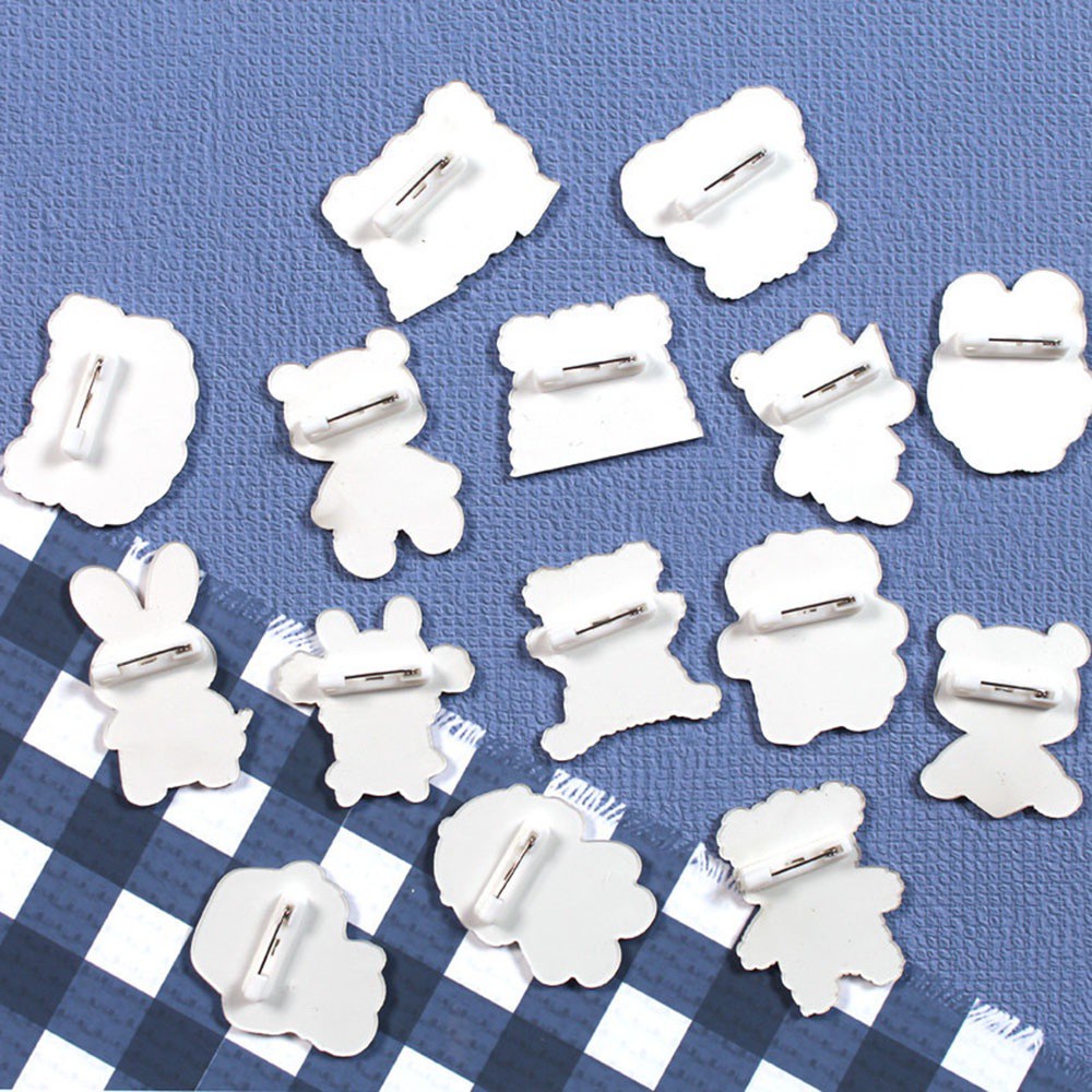 Trâm cài áo họa tiết thỏ và gấu hoạt hình dễ thương dành cho nam và nữ