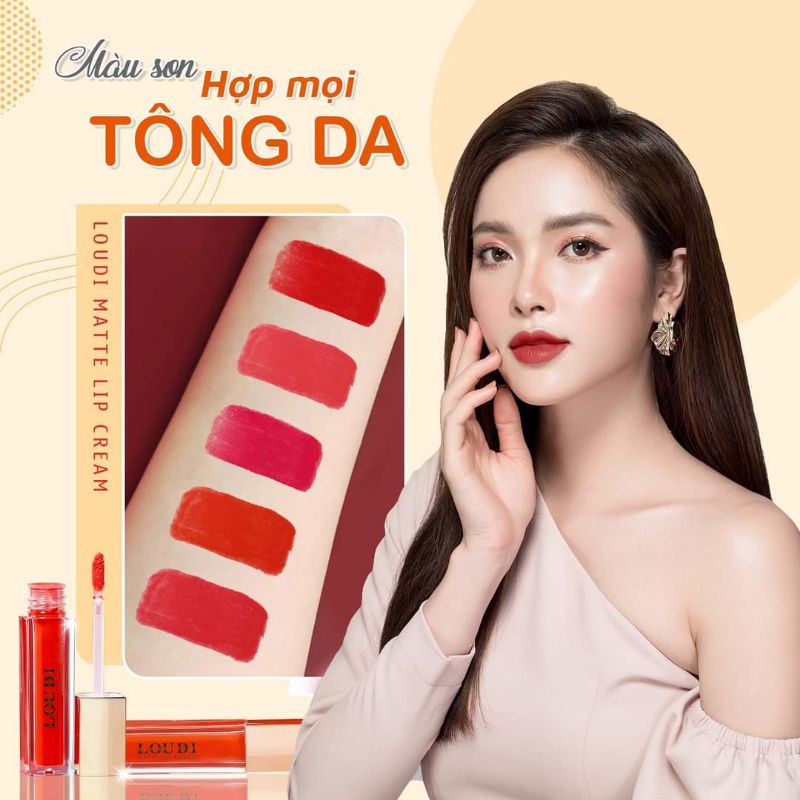 SON KEM LOUDI SIÊU LÌ 12 MÀU_GIỚI NGHỆ SĨ ĐANG DÙNG