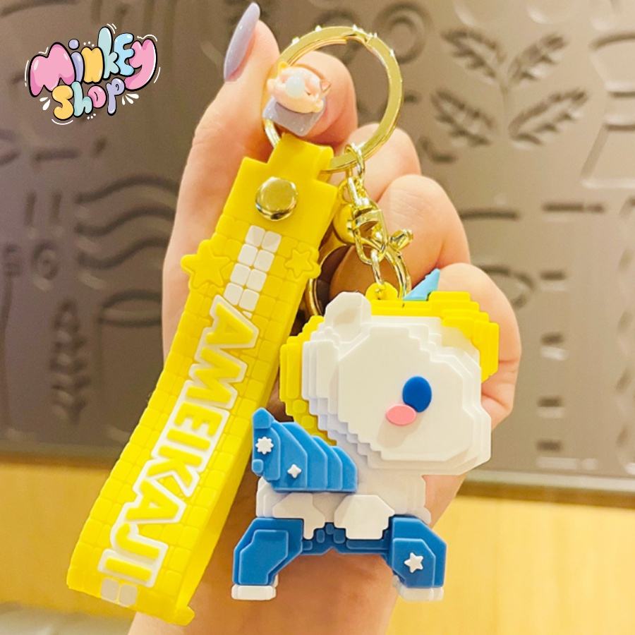 Móc Khóa Đẹp Hình Kì Lân Cute phụ kiện Túi Xách dễ thương -Minkey