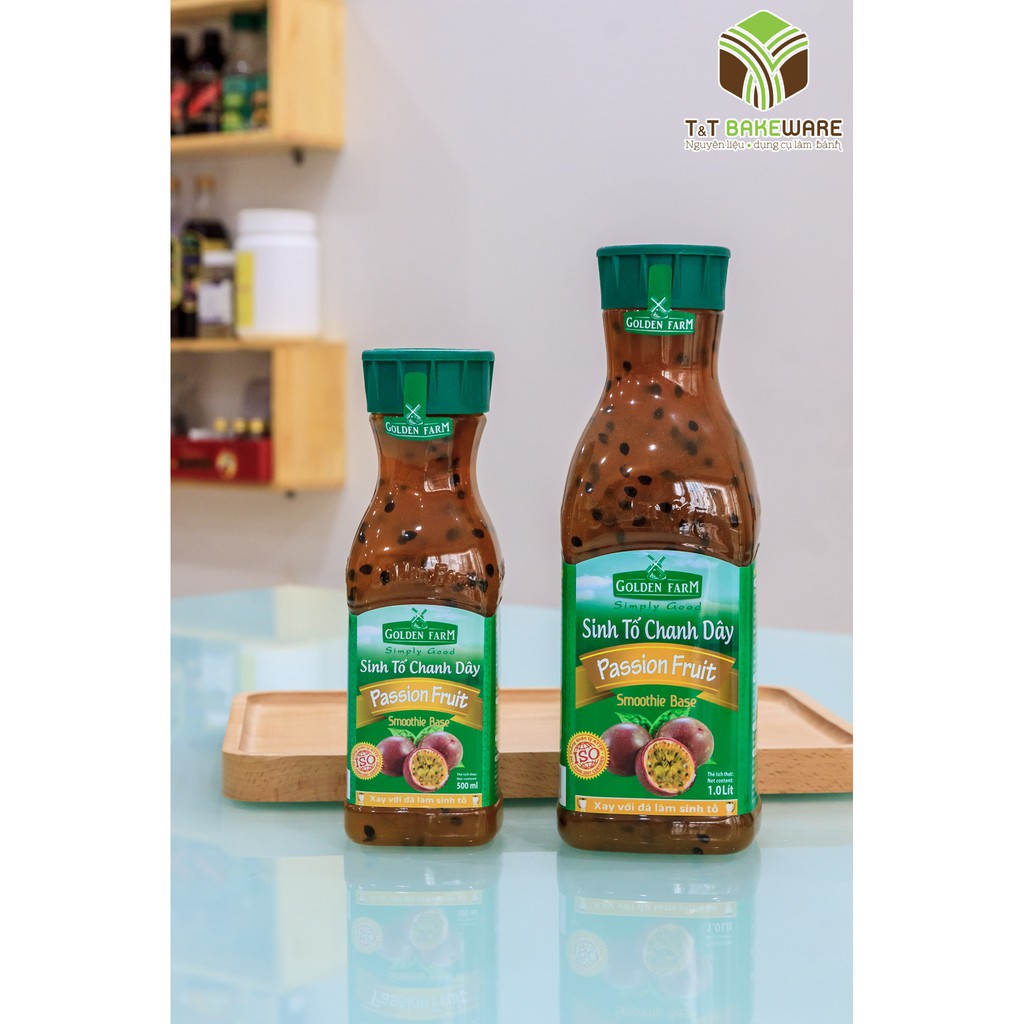 Sinh tố Golden Farm nhiều vị nguyên chất 500ml