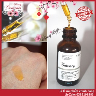 The Ordinary 100% Organic Cold-Pressed Moroccan Argan Oil 30ml, Tinh dầu Chống lão hoá, cải thiện nếp nhăn