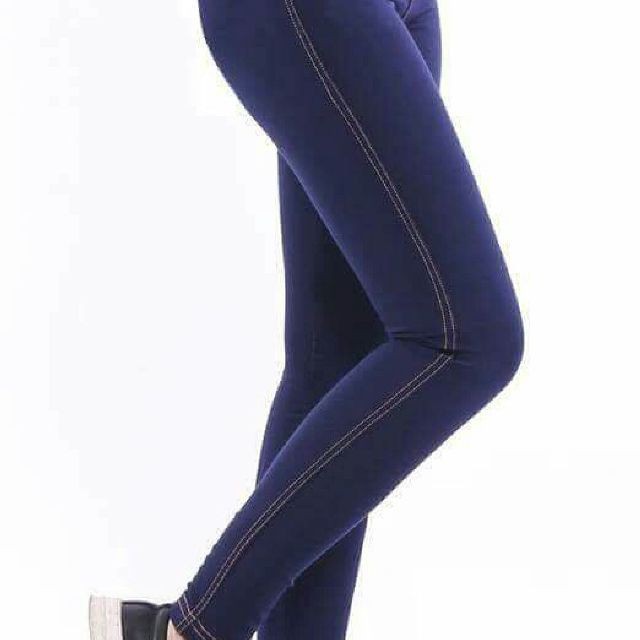 {SALE} {GIÁ SỈ SLL} QUẦN L91 LEGGING GIẢ JEAN CẠP CHUN Sieu hot