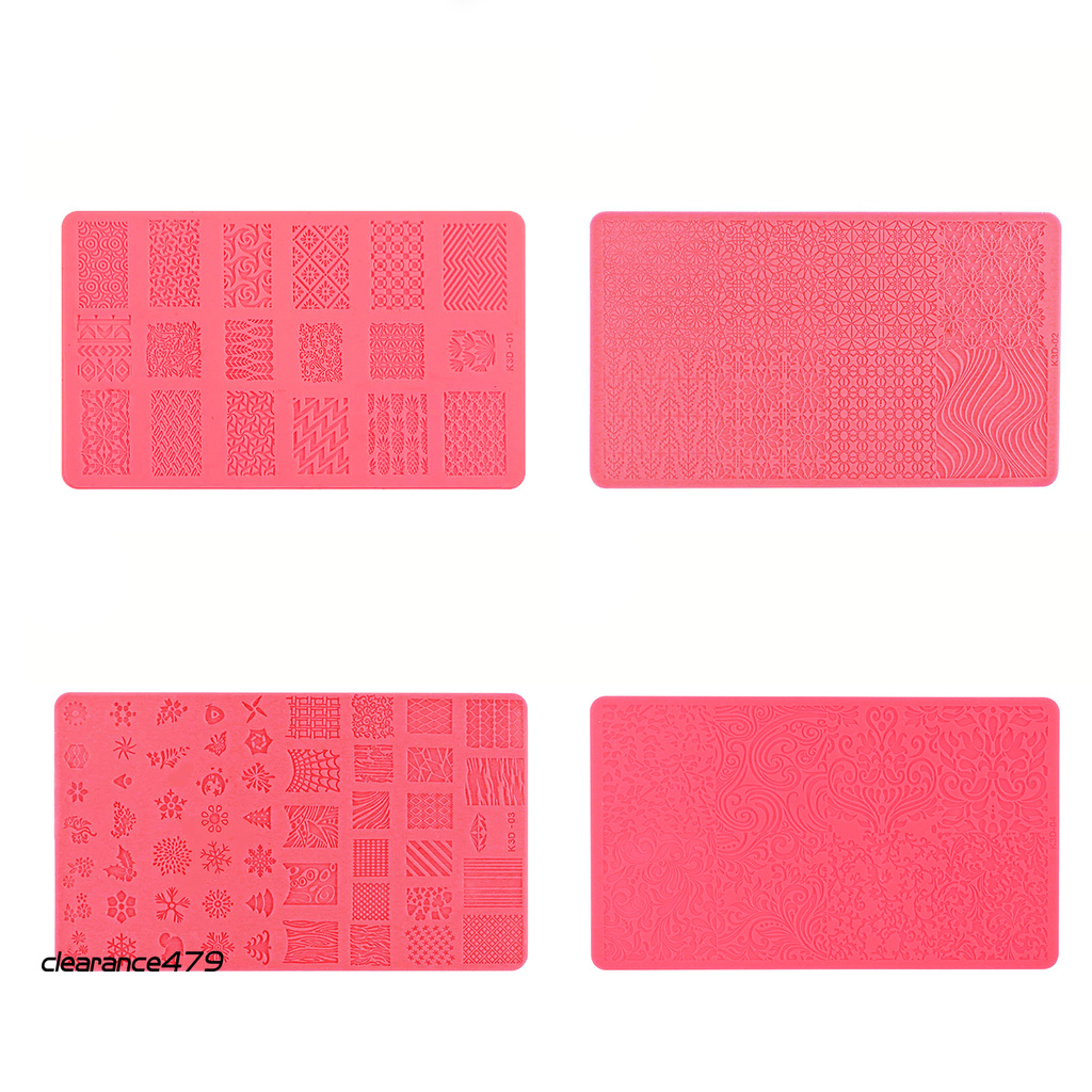 (Hàng Mới Về) Khuôn Silicon Nhiều Màu Sắc Trang Trí Móng Tay Xinh Xắn Dành Cho Nữ 479 | BigBuy360 - bigbuy360.vn