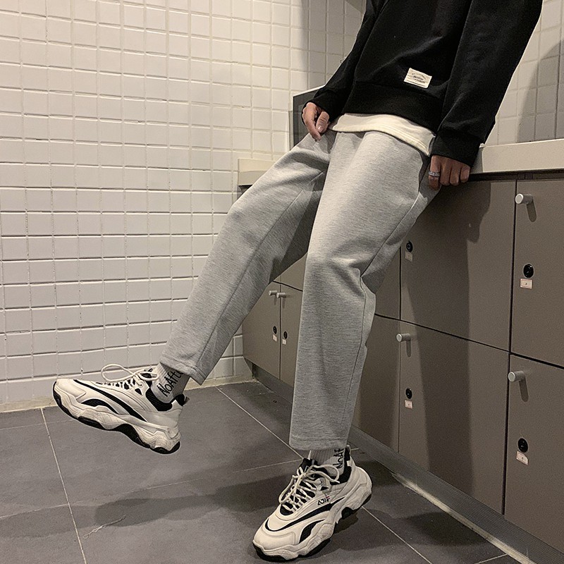 Quần Culottes Nam Ống Rộng Dáng Suông Kiểu Dáng Hàn Quốc Trẻ Trung Thời Trang ZENKODLMEN JOGGER NAM 9000062C