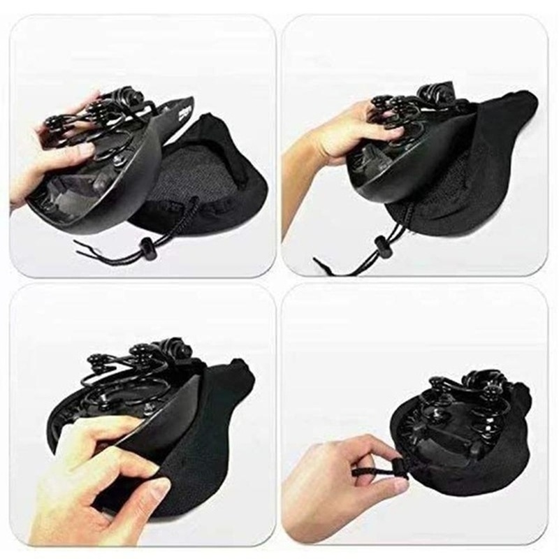 Vỏ Bọc Yên Xe Đạp Leo Núi 3D 4 Màu Sắc Bằng Gel Dày Dặn Thoáng Khí Chống Trượt