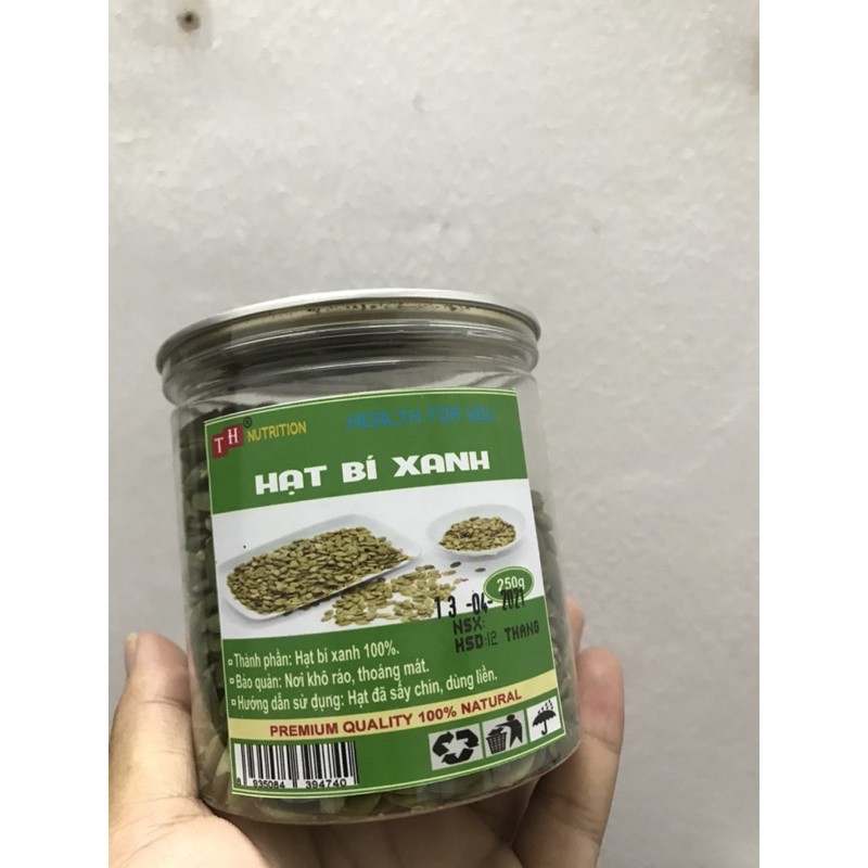 Nhân Hạt Bí Xanh Sấy Chín [Thơm, Bùi, Ngậy] 250 Gr