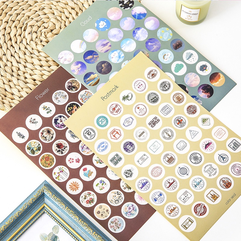 Miếng Dán Trang Trí Nhiều Màu Sắc Độc Đáo Cho Học Sinh