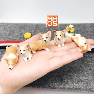 Mô hình trang trí mini hình những chú cún đáng yêu