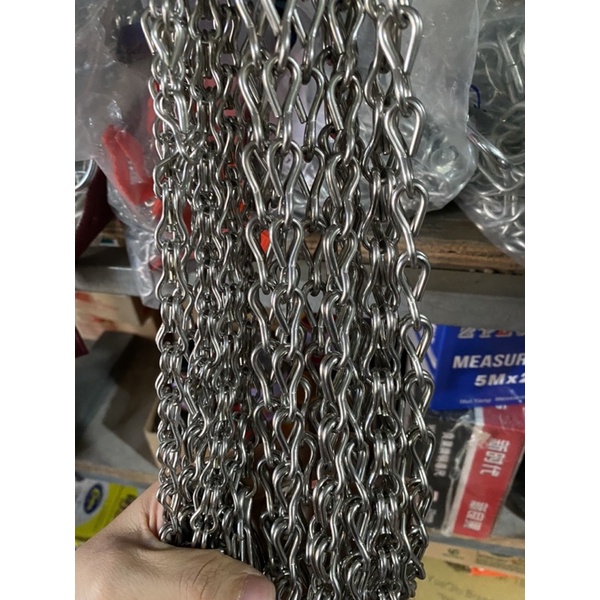 Dây xích cổ cho chó inox cao cấp loại mắt xích to nhỏ