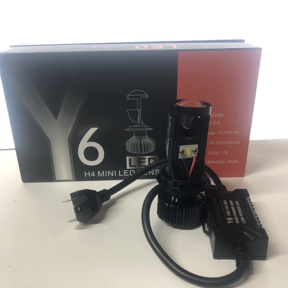 LED BI CẦU MINNI H4 CÓ CHỤP CHẮN SÁNG SIÊU SÁNG ( GIÁ 1 CHIẾC) Ảnh thật Sp