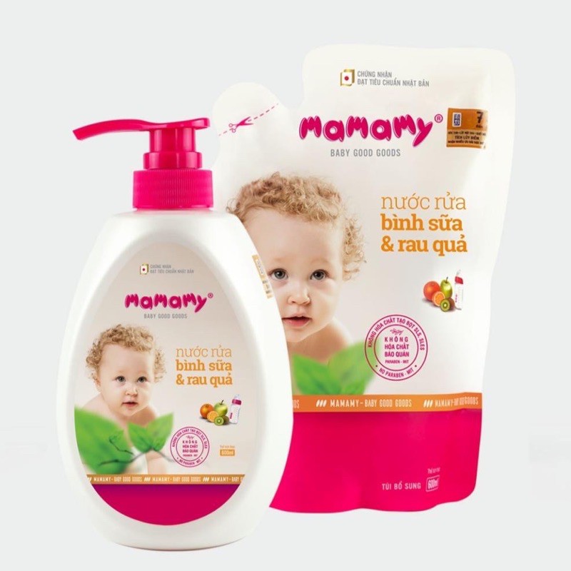 NƯỚC RỬA BÌNH RAU CỦ MAMAMY