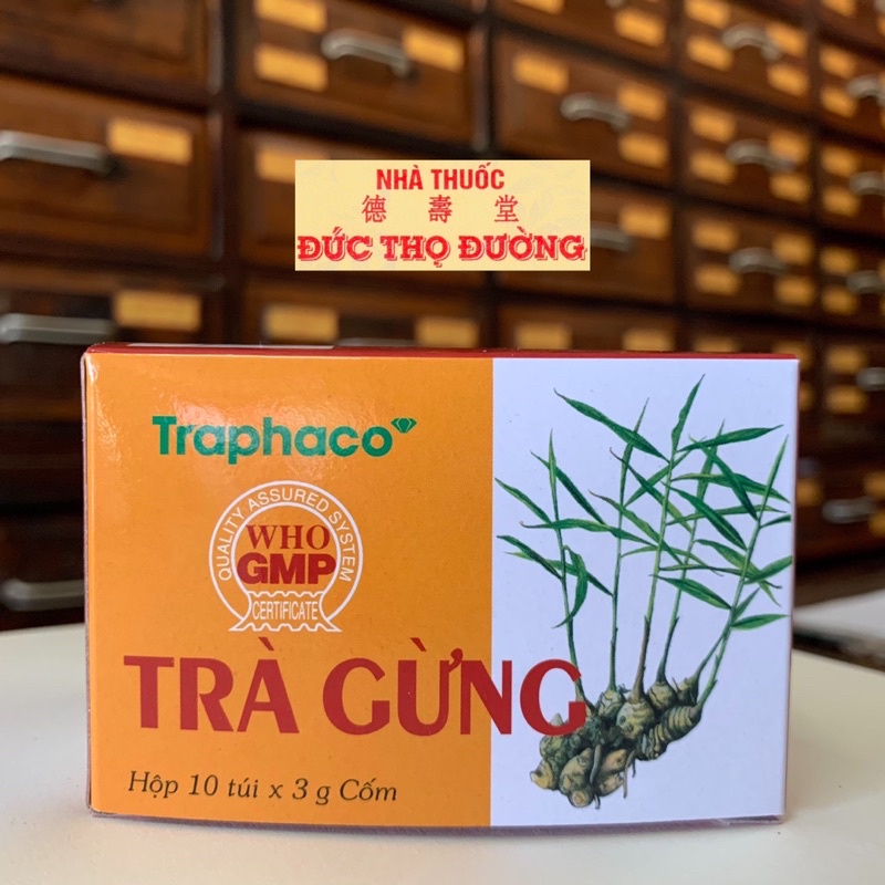 Trà gừng Traphaco - làm ấm cơ thể, ngừa cảm lạnh, tiêu hóa tốt