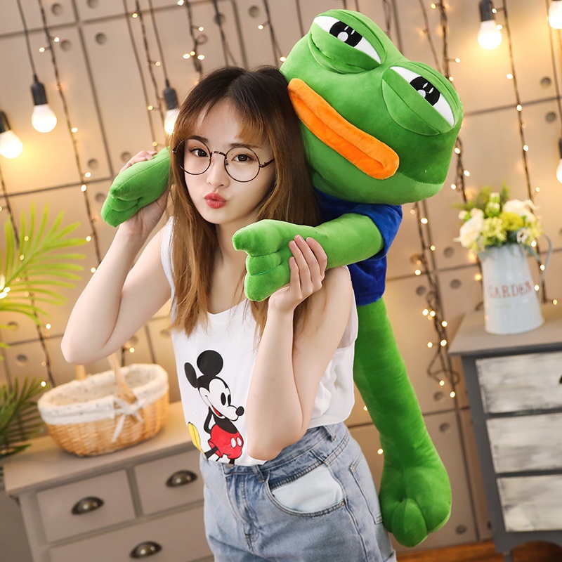 Đồ chơi nhồi bông Hình Ếch Hoạt Hình Sáng Tạo