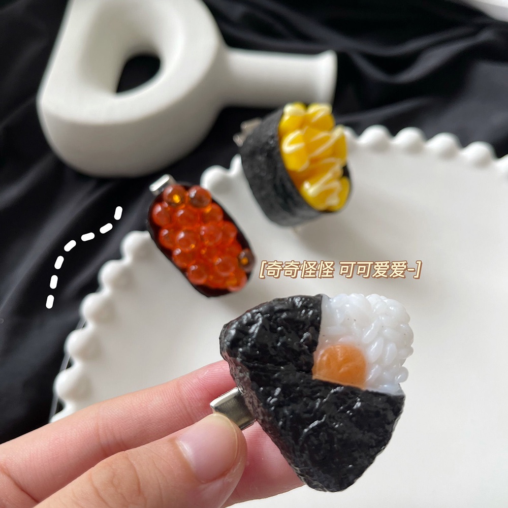 Tender afternoons Kẹp Tóc Hình Sushi Phong Cách Nhật Bản Vui Nhộn