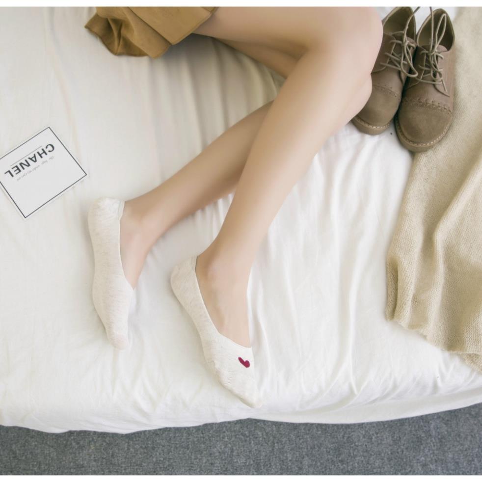 Tất nữ cổ ngắn KOGANO tất vớ nữ cổ thấp co giãn đi giày búp bê, giày thể thao chạy bộ, yoga, tập gym FAS-001322