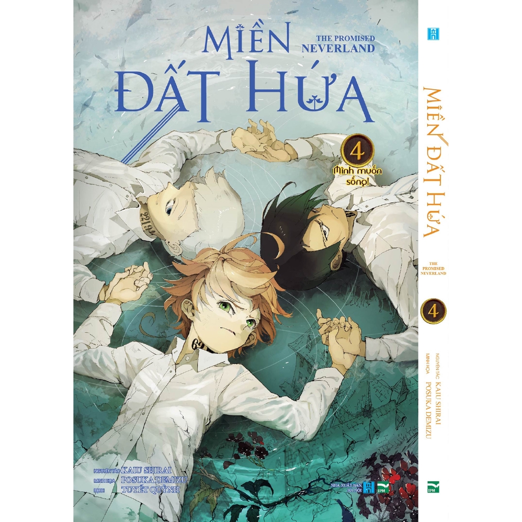 Sách - Miền Đất Hứa - The Promised Neverland - Tập 4 - Phiên Bản Bìa Trắng (White Ver)