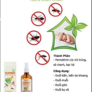 TINH DẦU CHỐNG CÔN TRÙNG 100ml Lam Hà