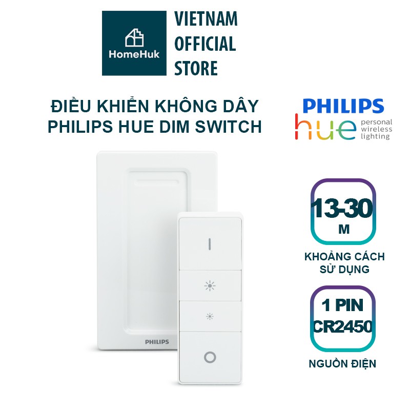 Điều khiển không dây Philips Hue DIM Switch MY/PH/VN