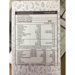 [Nguyên Minh] Bún gạo lứt mè đen (mì gạo lức đen) ăn kiêng eat clean