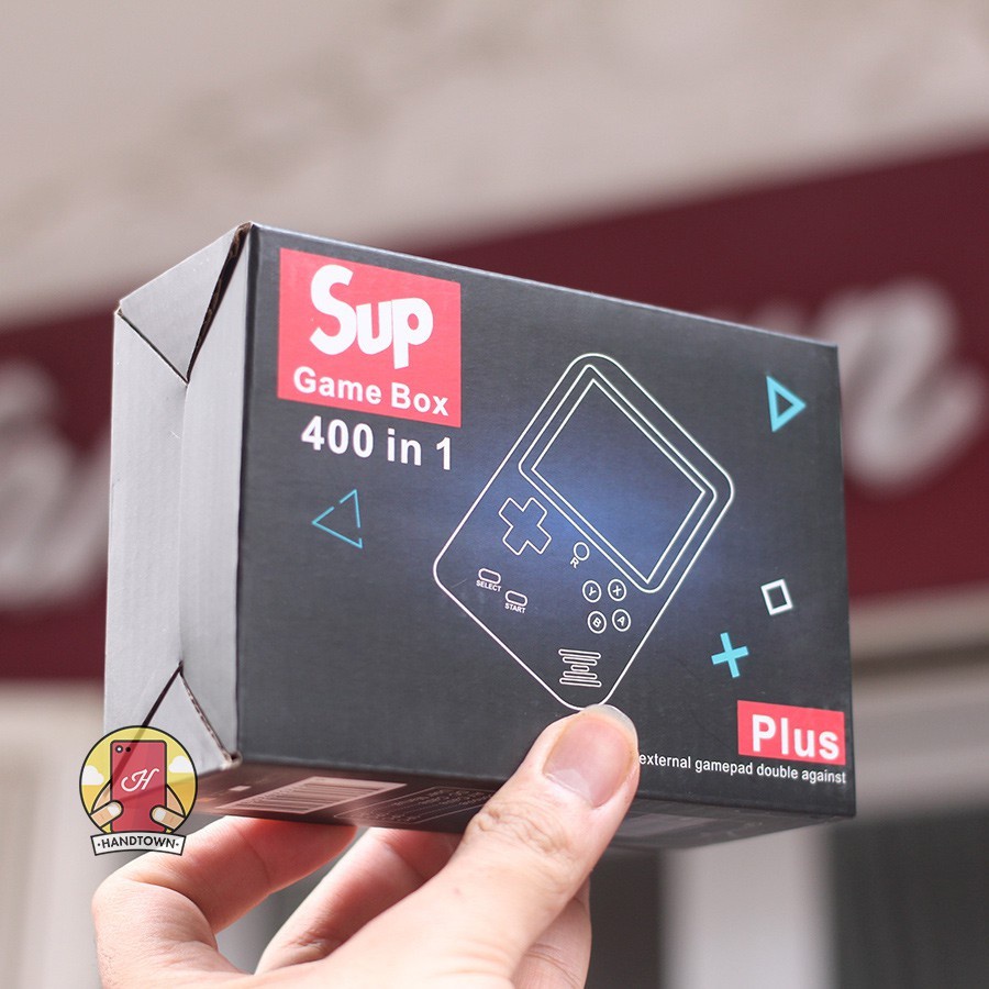 MÁY CHƠI GAME 4 NÚT CẦM TAY SUP GAME BOX 400 IN 1 PLUS