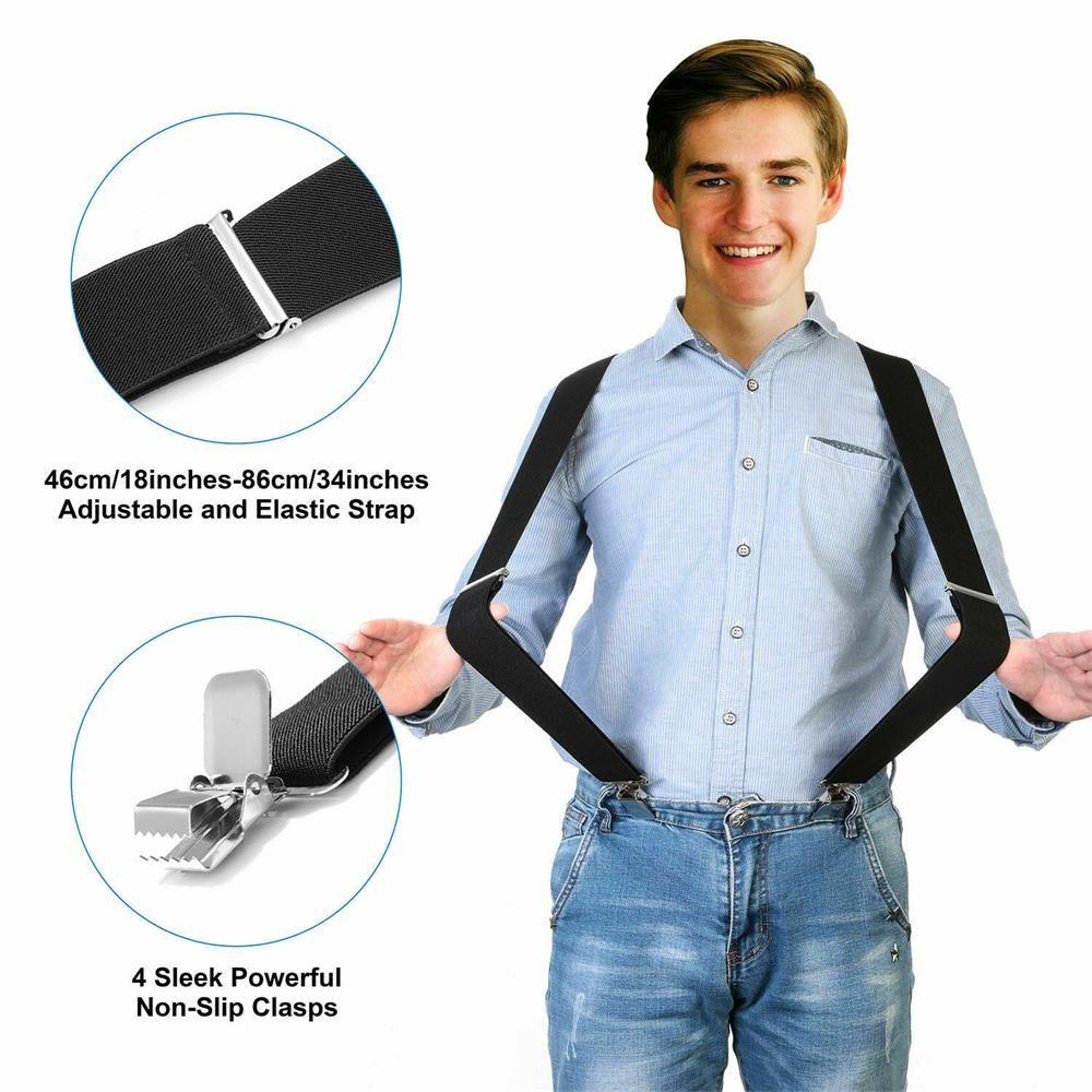 Dây Đai Quần Áo Màu Đen 50mm Cho Nam