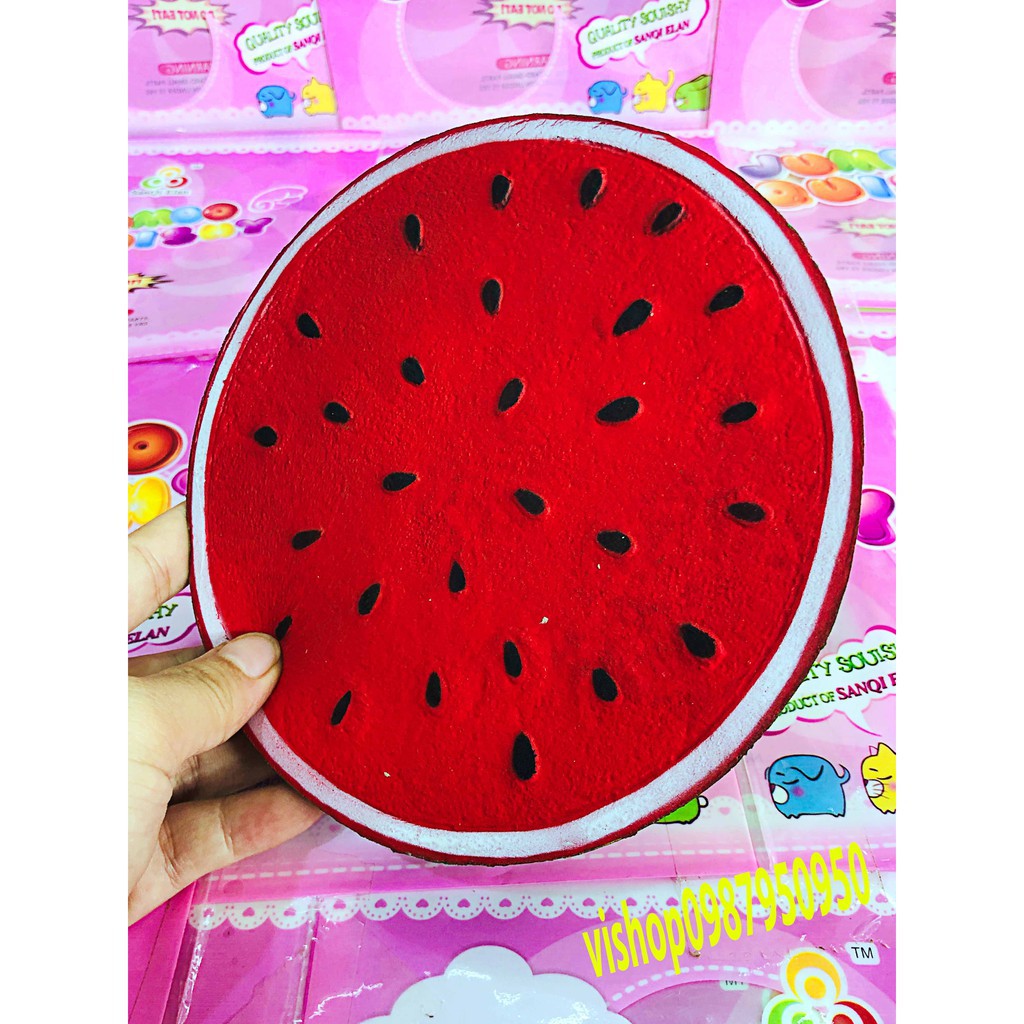 ĐỒ CHƠI SQUISHY NỬA QUẢ DƯA HẤU KHỔNG LỒ mã RHB16 P2200