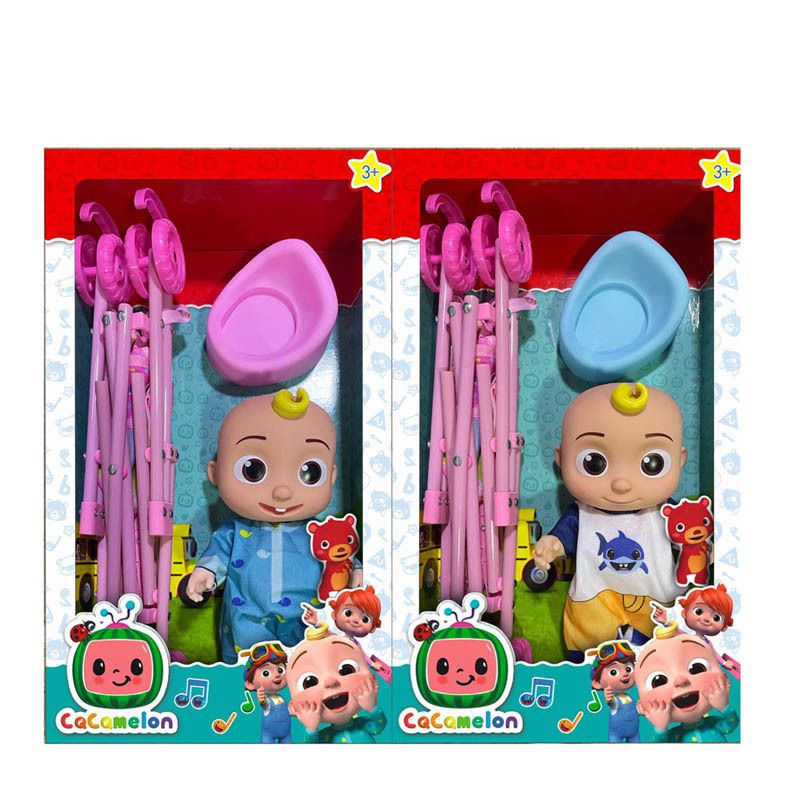 Mới Hộp Nhạc 25cm Hình Búp Bê Cocomelon Đáng Yêu Cho Bé