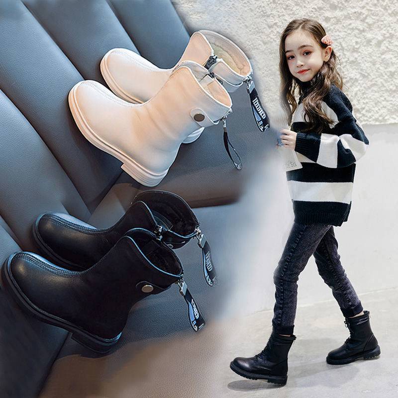 Giày Boot Thiết Kế Mới Thời Trang Mùa Thu Đông Dành Cho Bé Gái