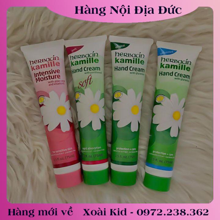 [auth] Kem dưỡng da tay Herbacin 75ml giúp da tay mịn màng hơn -Nội địa Đức Đủ Bill [Hot]