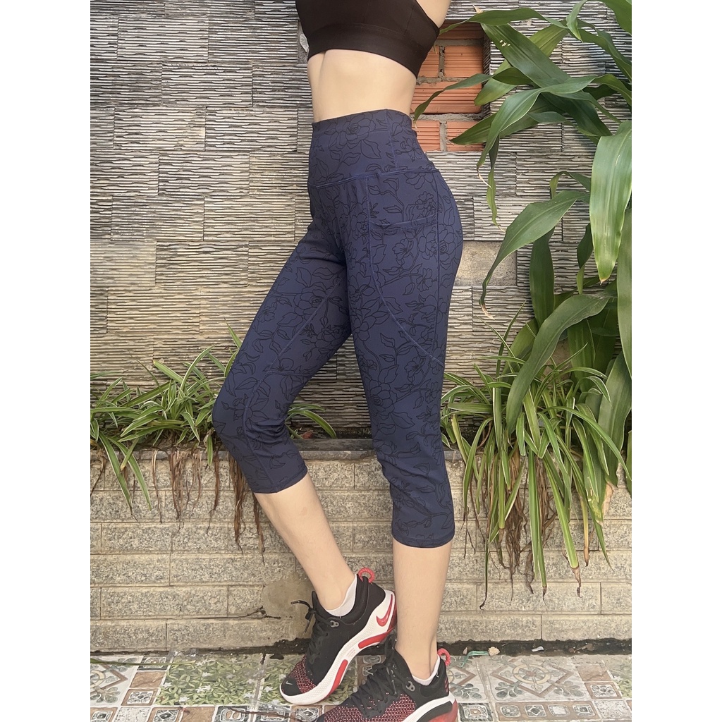 QUẦN LỬNG TÚI HỌA TIẾT 3D ,THỂ THAO TẬP GYM -YOGA ,CHẤT THUN CO DÃN 4C MÃ NT05