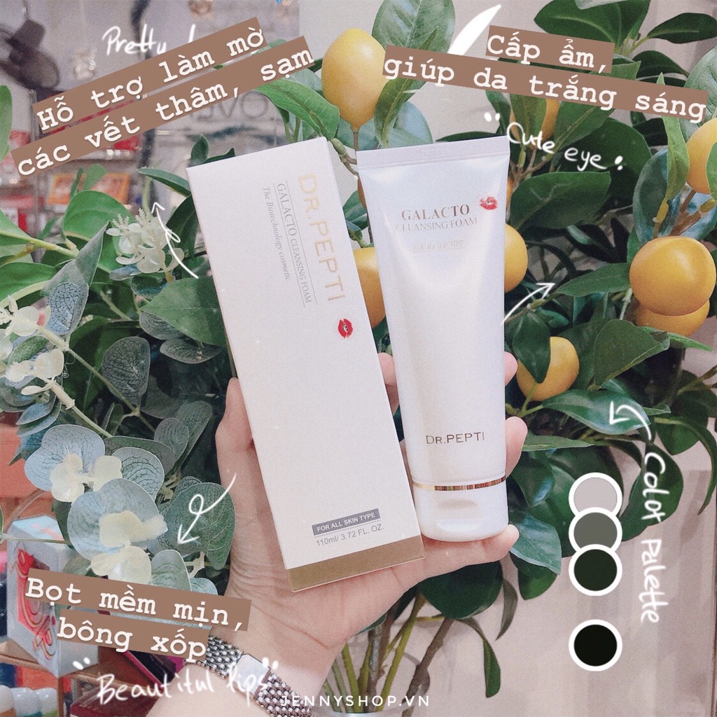 Sữa Rửa Mặt Dr.Pepti Galacto Cleansing Foam