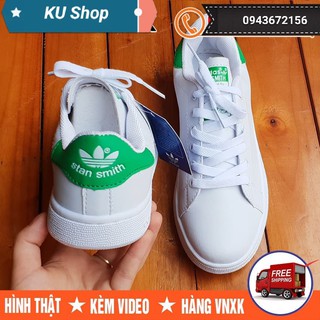 giày stan smith gót xanh cao cấp siêu đẹp