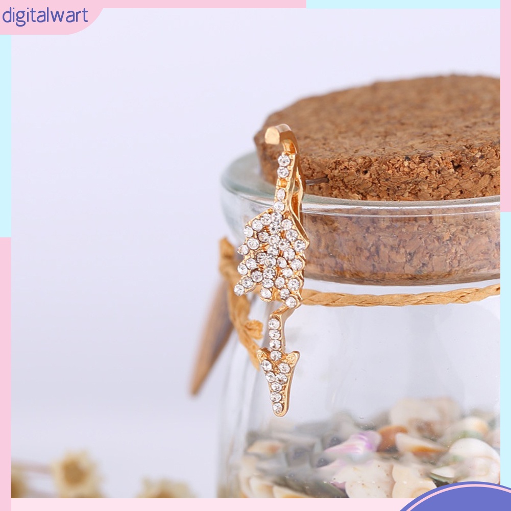 Khuyên Tai Đính Đá Hình Mũi Tên Thời Trang Cho Nữ