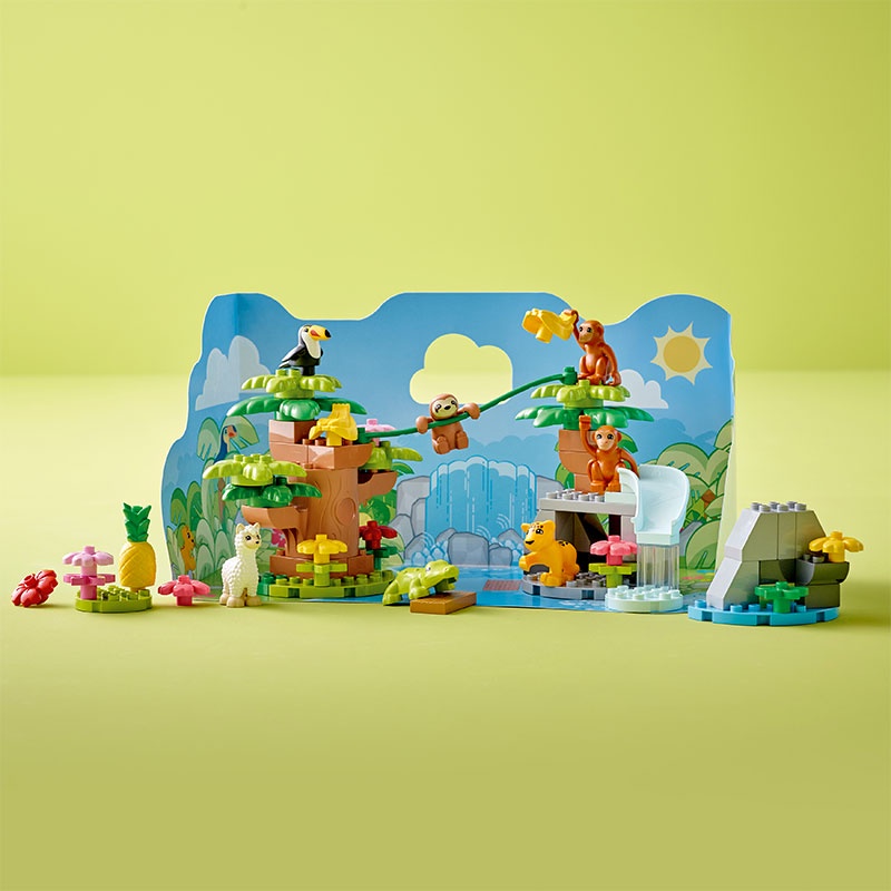 Đồ Chơi LEGO Khám Phá Thế Giới Động Vật Nam Mỹ 10973 (71 chi tiết)