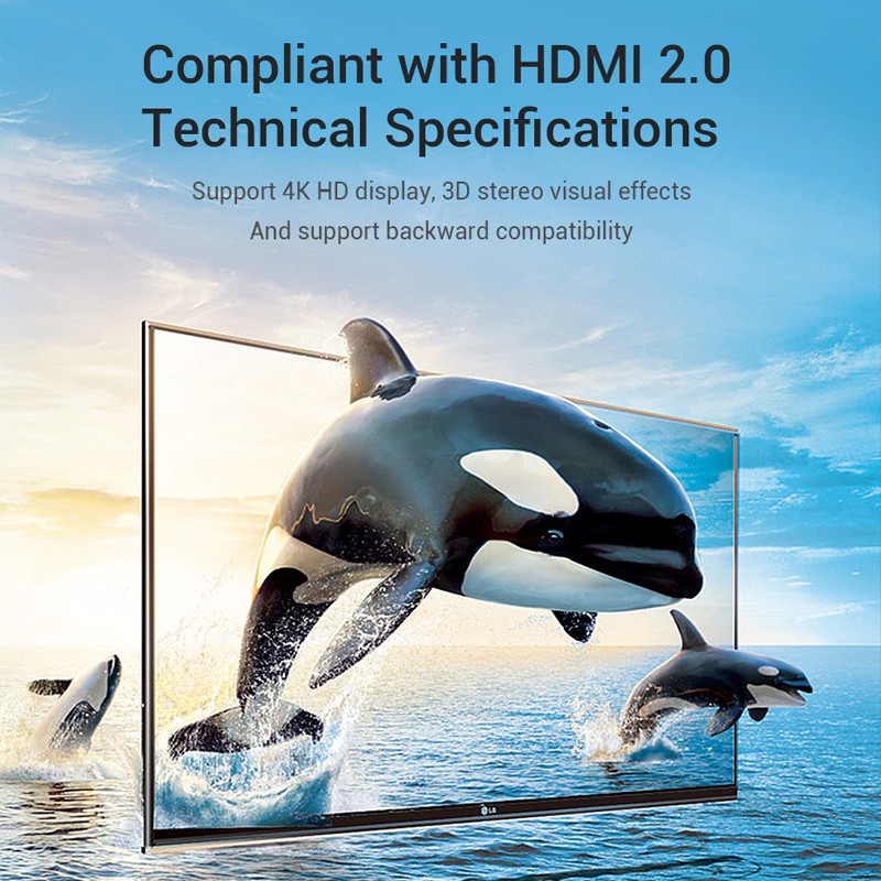 Đầu nối HDMI to HDMI Female to Male VENTION - AIAB0 - BEN