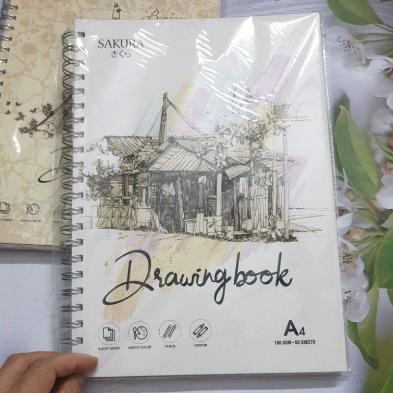 Sổ vẽ a4, sketch book loại đẹp có thể làm vở vẽ học sinh