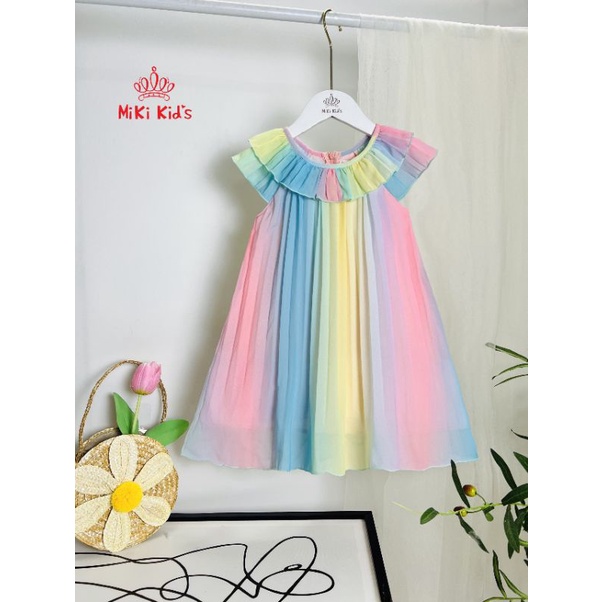 Đầm von xếp ly cao cấp cho bé.Mẫu mới về