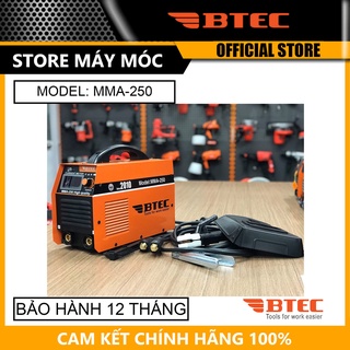 Máy hàn que điện tử btec mma-250 - hàng chính hãng