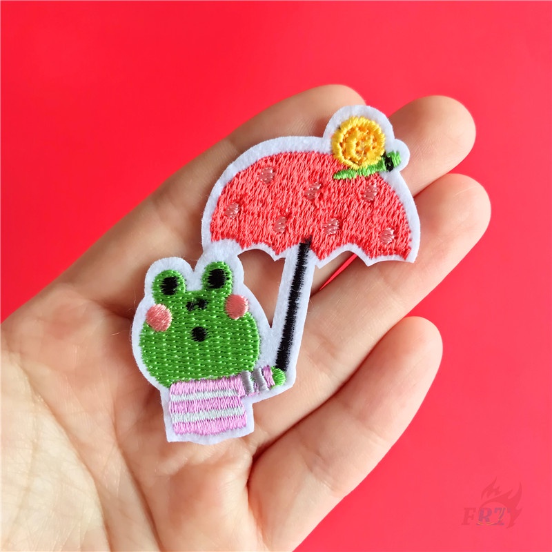 1 Sticker Ủi Thêu Hình Động Vật Hoạt Hình Dễ Thương