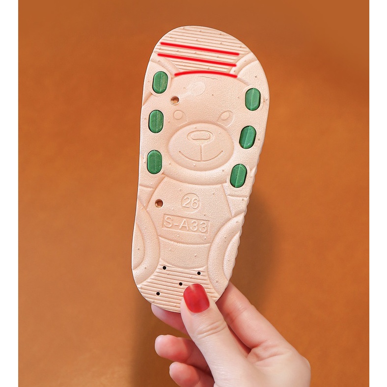 Dép hoa cúc xinh xắn cho bé gái, đế cao su mềm êm và chống trơn trượt - TD28