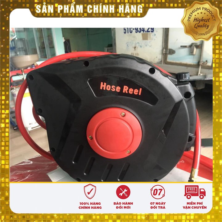 MIỄN PHÍ VẬN CHUYỂN Cuộn dây hơi tự rút cao cấp Hose Reel BaLan Cao Cấp